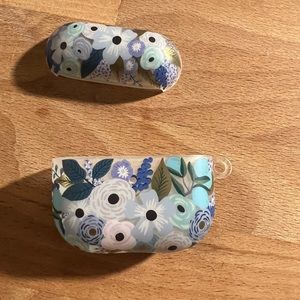 Apple AirPods 3rd Generation case by Rifle Paper Co in blue Garden Party